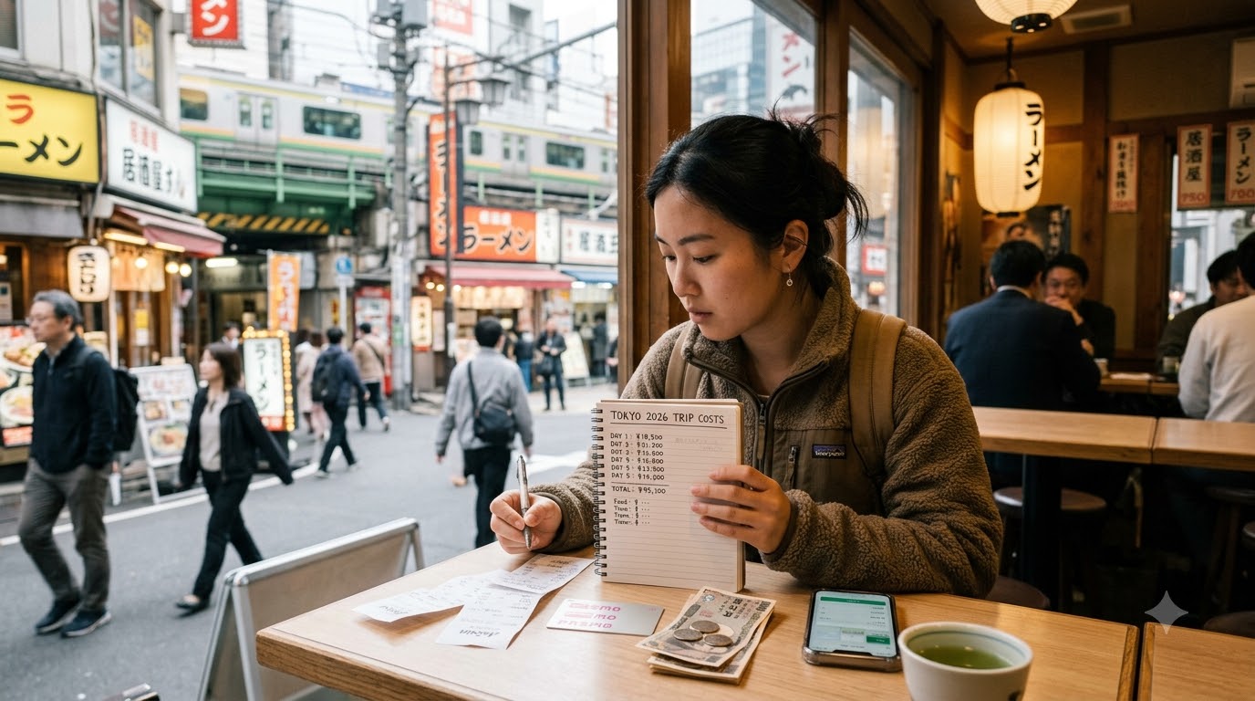 What a 5-day Tokyo trip actually costs in 2026 Tokyo itinerary