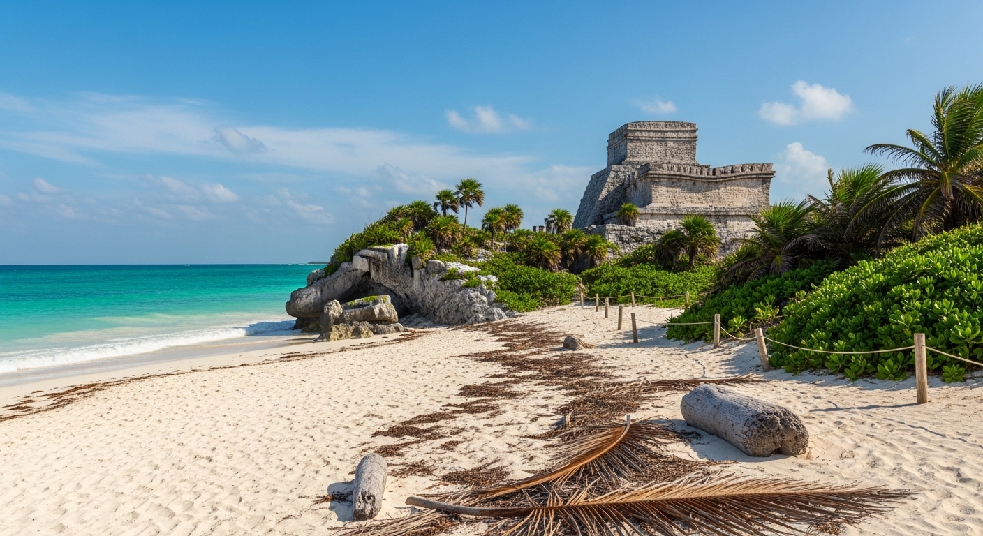 Sargassum seaweed season in Tulum: when to avoid it best time to visit Tulum