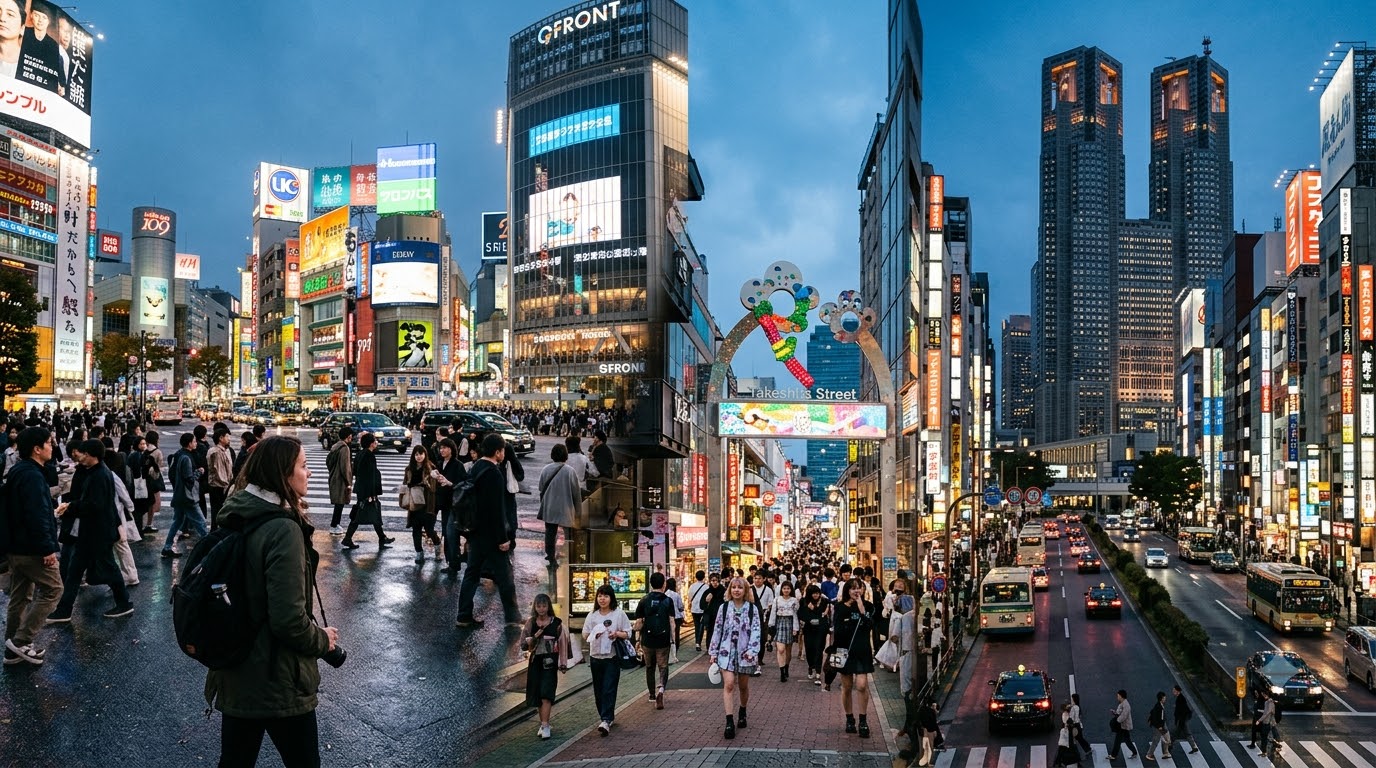 Day 2 — Shibuya, Harajuku and Shinjuku: the modern core Tokyo itinerary