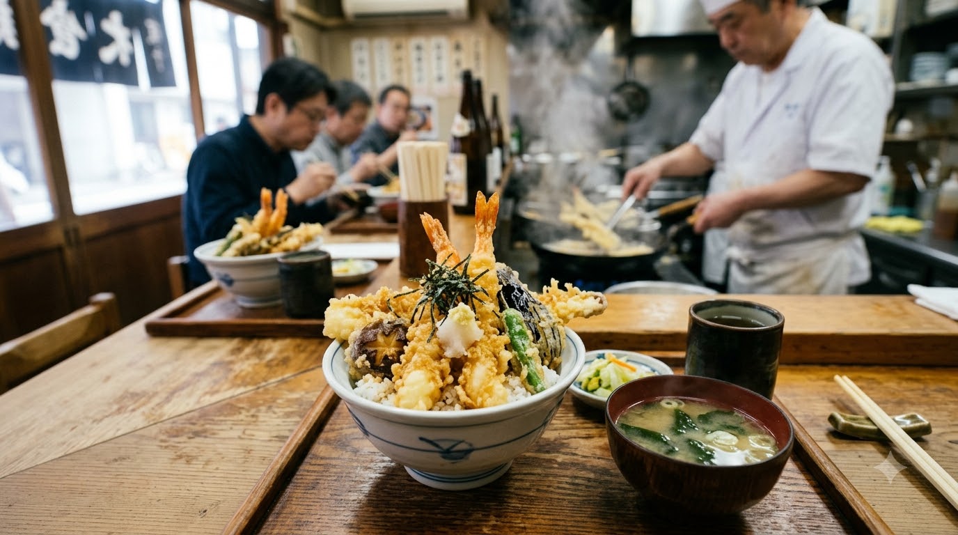 Tempura and tendon: crisp, fast, and underrated best food in Tokyo